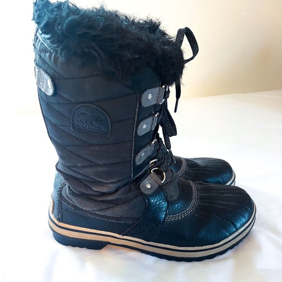 Sorel Tofino II Faux Fur Lined Waterproof Boot, Size Youth 6 / Women's 7 EU 38 - Picture 4 of 12
